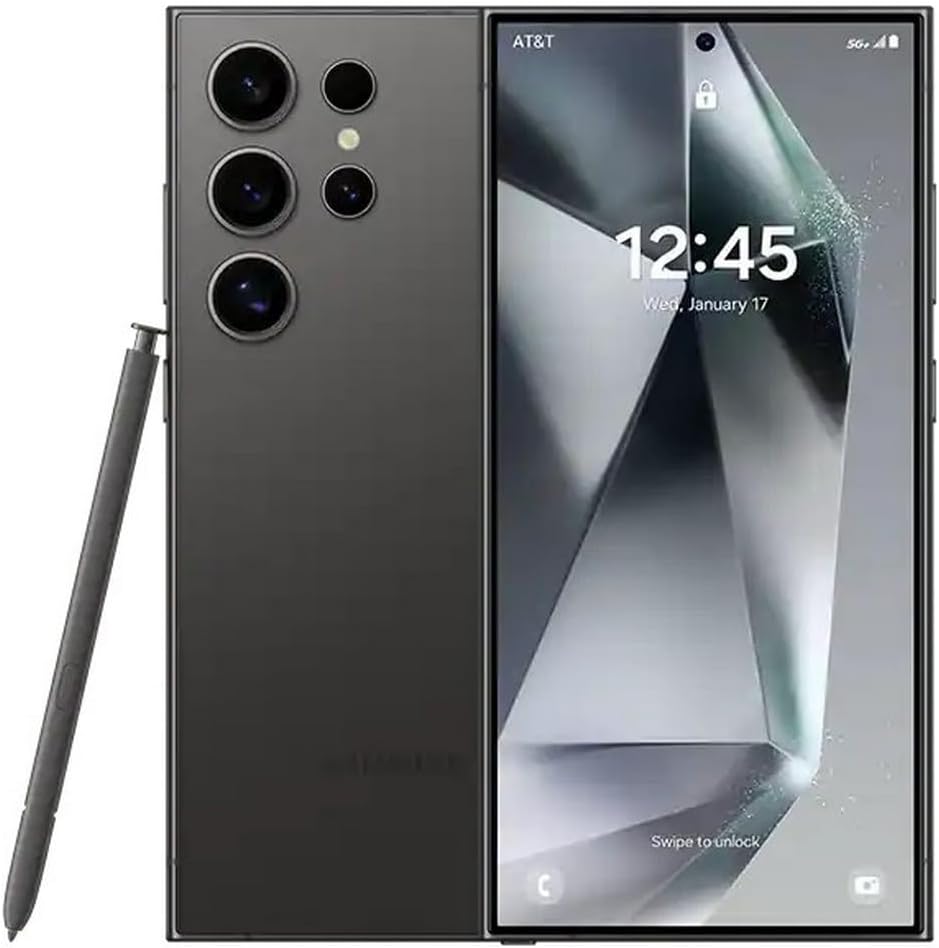 SAMSUNG Galaxy S24 Ultra 5G Factory Unlocked 512GB - Titanium Black (Renewed)