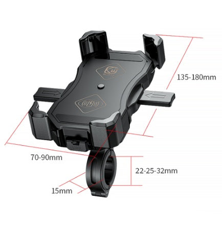 Usb wireless charging mobile phone holder