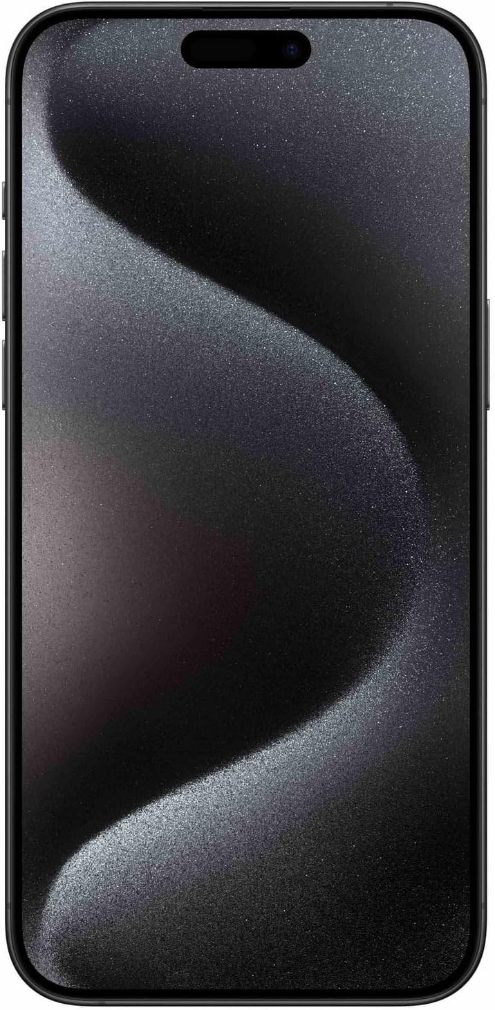 Apple iPhone 15 Pro Max, 1TB, Black Titanium - Unlocked (Renewed)